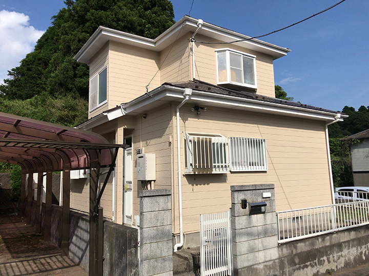   山武市 T様 外壁塗装施工事例　ナノコンポジット　NC-25