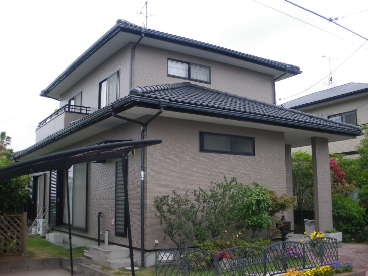   千葉県　長生郡　Ｍ様　外壁塗装　リフォーム　施工事例