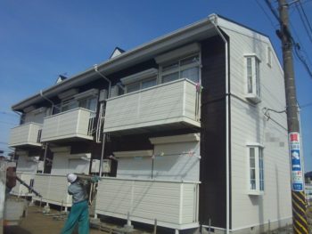 市原市　アパート　カラーシミュレーション　入居率UP　模様替え　外壁・屋根塗装　施工事例