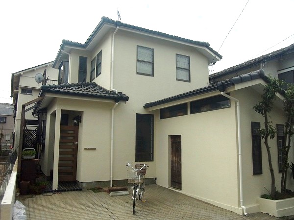   *船橋市　Ｗ様　外壁塗装  リフォーム　カラーシミュレーションでお色決め　施工事例