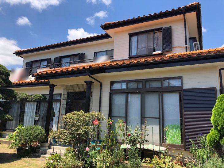   *東金市　H様邸　外壁塗装　ベランダ防水　施工事例