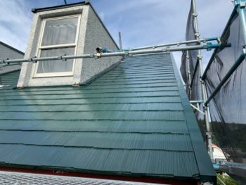 *東金市　S様邸　屋根塗装　熱が籠りにくく素材を守る『遮熱塗装』　施工事例
