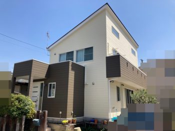 千葉県 大網白里市  S様邸　外壁塗装　屋根塗装　施工事例
