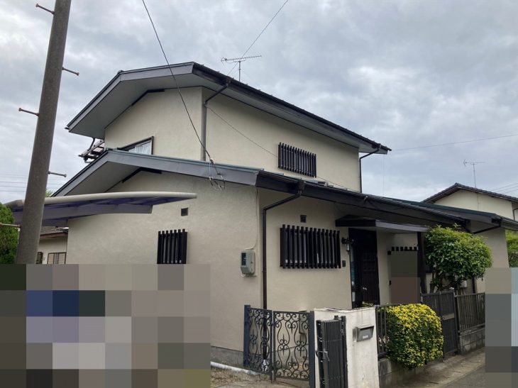   千葉市　N様邸　外壁塗装　大工工事　リフォーム　スレート屋根カバー工事　瓦棒葺き替え工事　施工事例