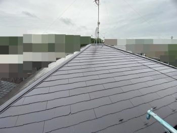 *東金市  U様邸　屋根塗装リフォーム　スレート瓦交換　軒樋交換工事　施工事例