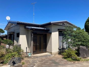 *東金市　M様邸　外壁塗装　屋根塗装　大工工事　軒天一部張り替え　軒天一部重ね張り　施工事例