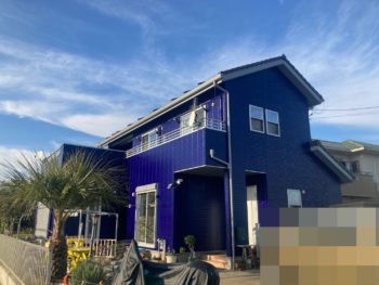 *東金市　H様邸　外壁塗装　外壁カラーシミュレーション　カラーシミュレーション　施工事例