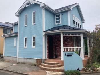 大網白里市　F様邸　外壁塗装　屋根塗装　遮熱　スーパー遮熱サーモ　遮熱塗料　施工事例