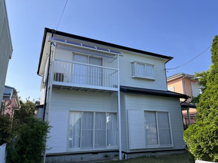   東金市関下　S様邸　一度も塗装をしたことがなかったのですがチラシを見てそろそろ塗装した方がいいと思い「こうちゃんペイント」にお願いしました。