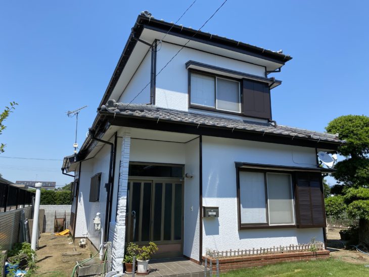   東金市薄島　H様邸　ご自身で塗装されていたお住まい、「そろそろ年齢が気になるから」とチラシを見て地元【こうちゃんペイント】にご連絡