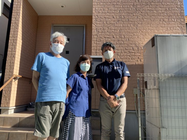   千葉市　M様邸「きちんとしたお仕事をしていただける対応の良い信頼できる業者を探していました。本当にいい色で塗っていただき社長さんも職人さんもいい方ばかり。もっと早く出会いたかった。お会いできてよかったです！」