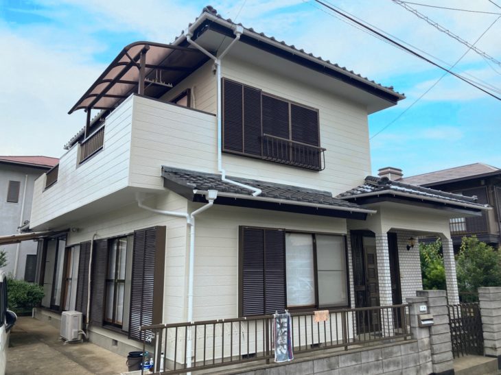   東金市　T様邸10年を目安に外壁塗装を考えていて、知り合いでもあり信頼できる地元の「こうちゃんペイント」にお願いしました。