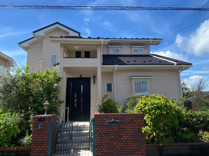   茂原市 Y様邸　10年前、外壁塗装を「こうちゃんペイント」に依頼し、施工内容が良かったので今回もまた、依頼することにしました。