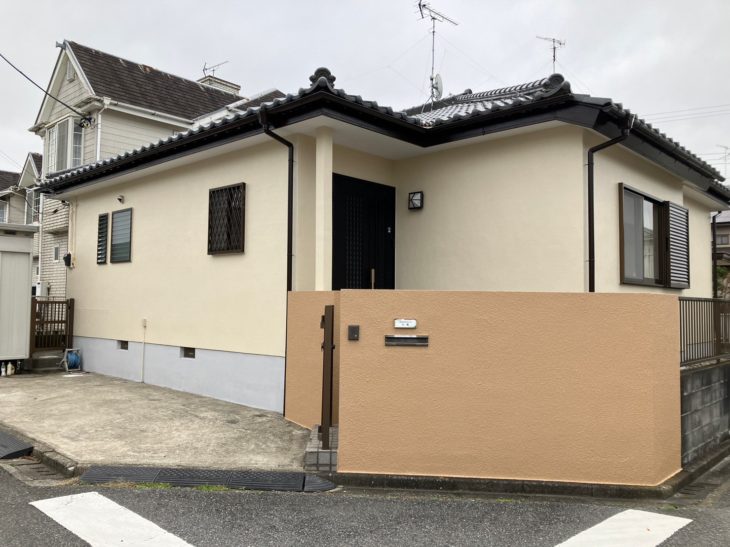   山武市　K様邸　チラシが何度も何社も入っていました。東金市役所前をいつも通るのでなじみがあり「こうちゃんペイント」にお願いしようと思いました