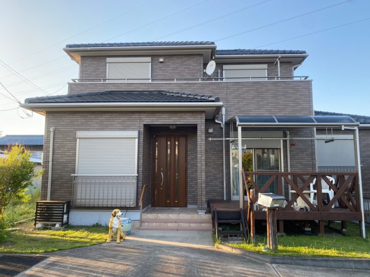   茂原市東茂原M様邸*自宅の塗替え完成後、期待通りの仕上がりに非常に満足！　迷うことなく実家の塗装をお願いしようと思いました！