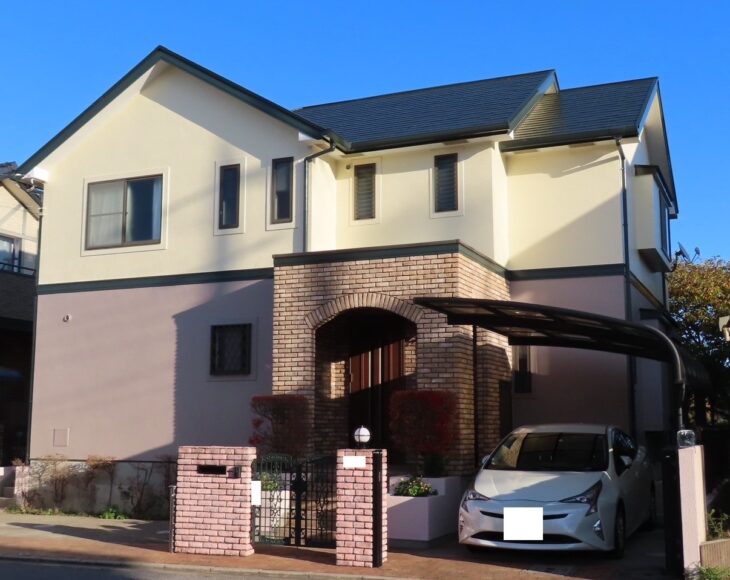   東金市 日吉台 N様 　屋根 外壁塗装　確かな品質AGC（旭硝子）ボンフロンで長期に渡り品質を維持します