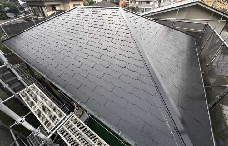 大網白里市大網 戸建て屋根塗装｜ファインパーフェクトベスト使用で美観と防水性を再生